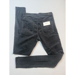 AG Adriano Goldschmied NWT Farrah Skinny Women 27R Grey High Rise Corduroy Pants